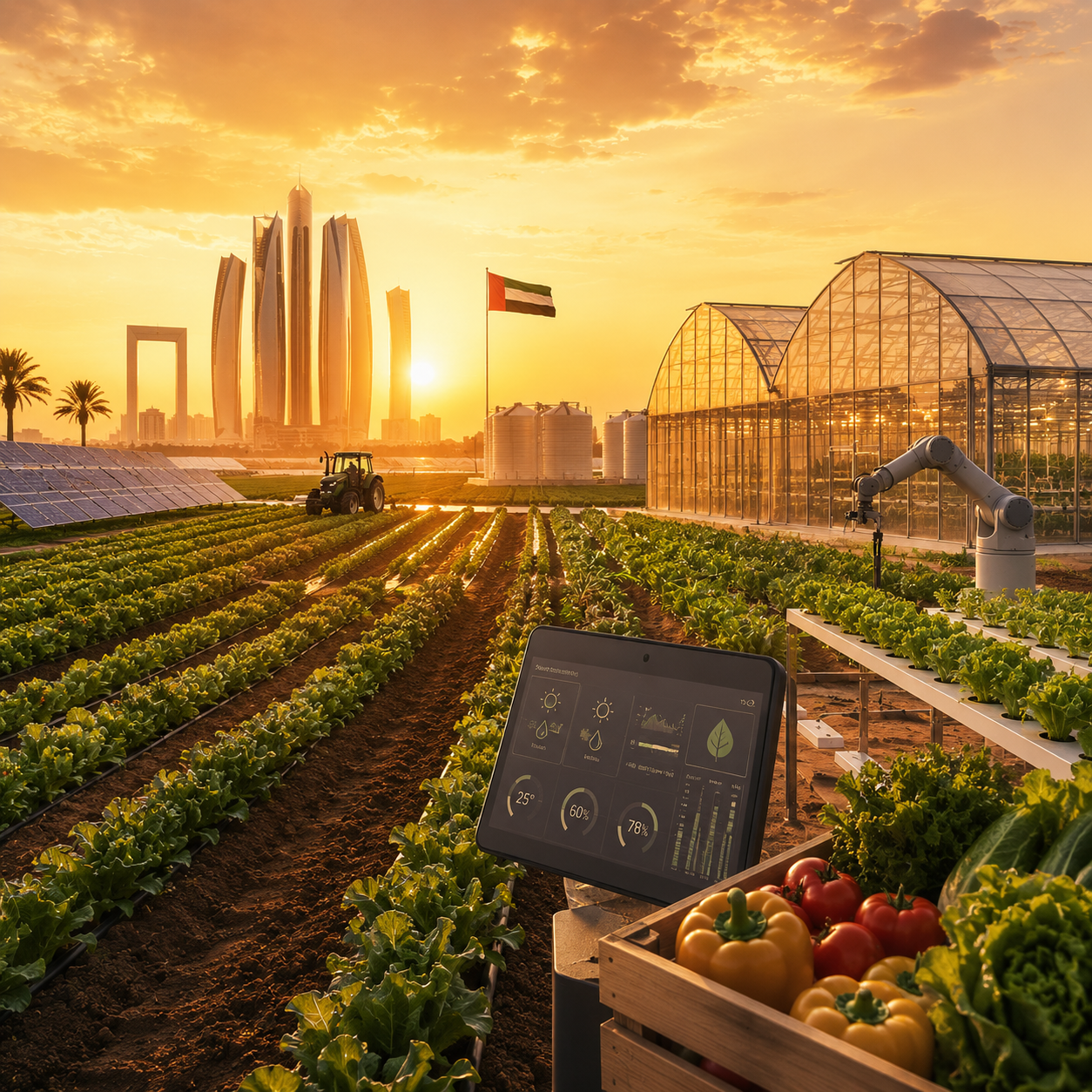 Sustainable agriculture and food security in the UAE
