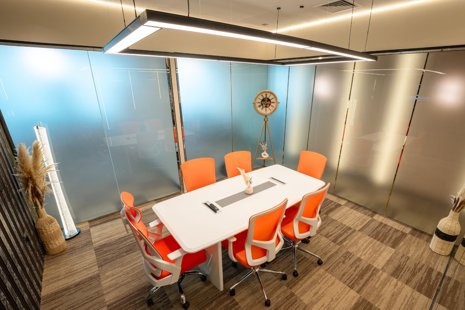 Trust Well Meeting room with presentation screen