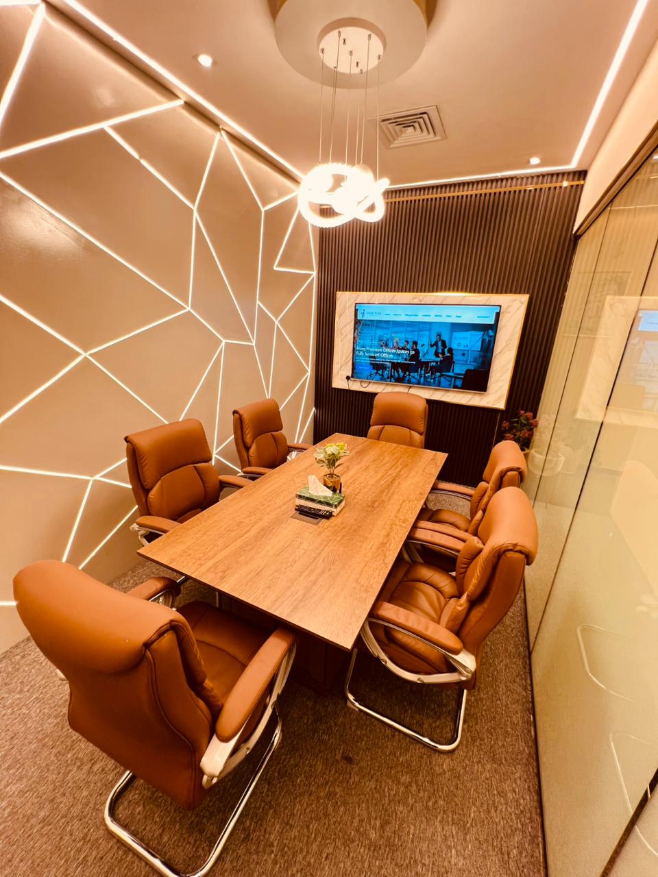Trust Well Meeting room table setup